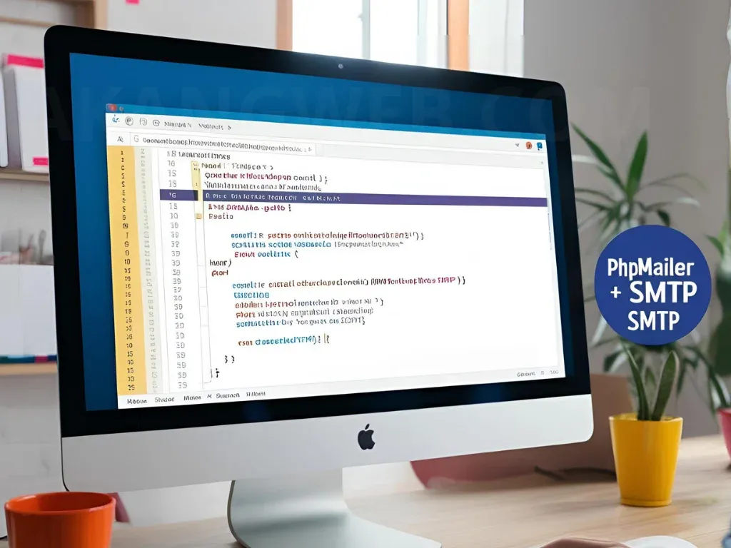 Ilustrasi: Cara Mengirim Email dengan PHP Menggunakan PHPMailer & SMTP dengan tag Tutorial