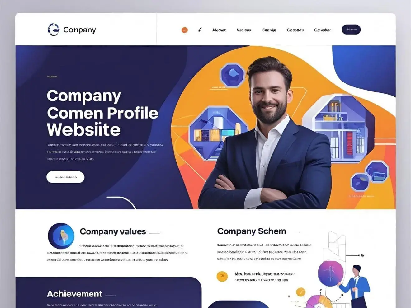 Layanan Website Profil Perusahaan dari AkangWeb untuk solusi digital terbaik